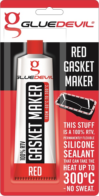 Glue Devil – Gasket Maker- Red – 90ml