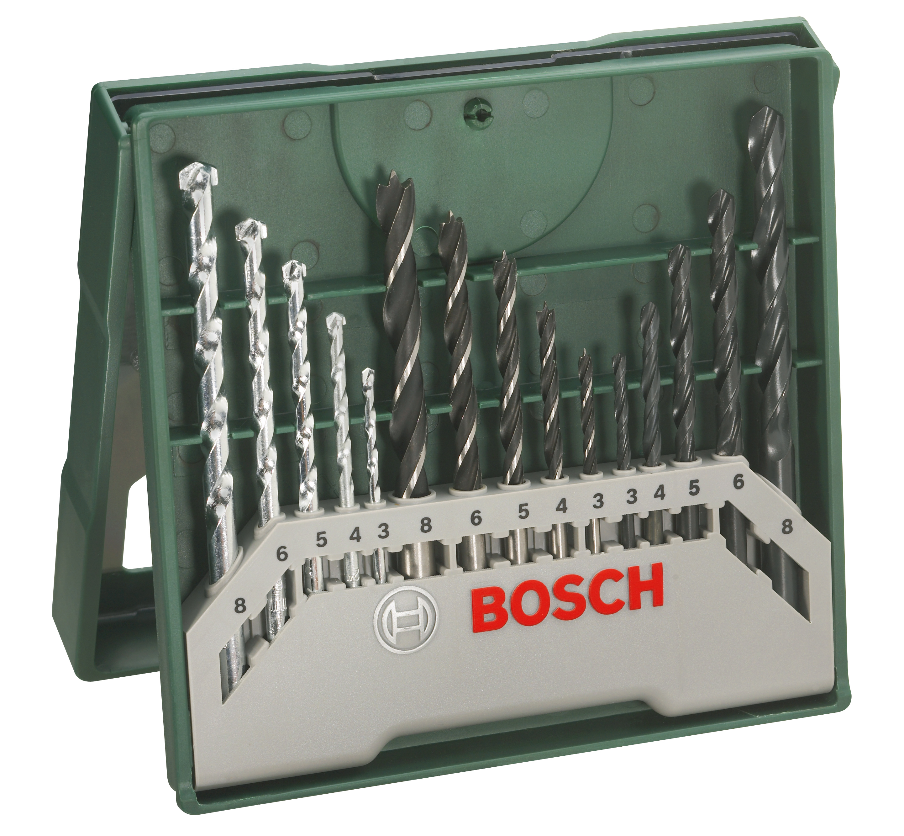 Bosch – 15 – Piece Mini-X-Line Mixed Accessory Set – Green