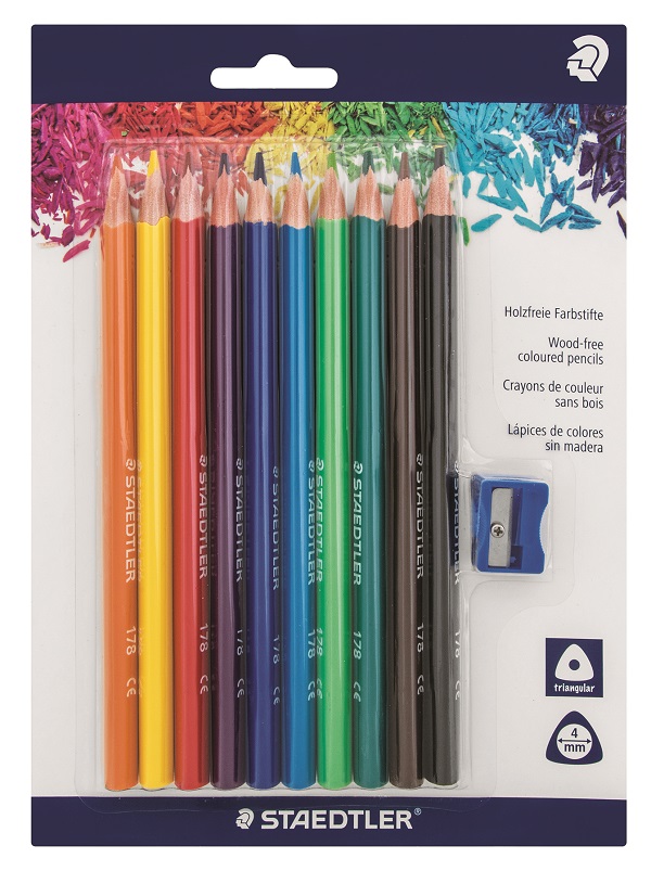 Staedtler Jumbo 10 Woodfree Colour Pencils