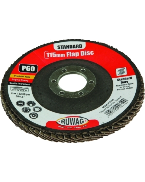 Ruwag 115mm P120 Flap Disc Standard