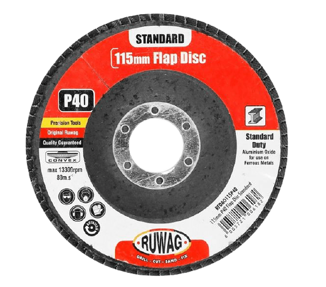 Ruwag 115mm P40 Flap Disc Standard