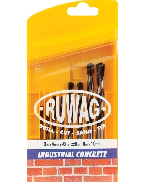Ruwag 8Piece Industrial Concrete 3-10mm