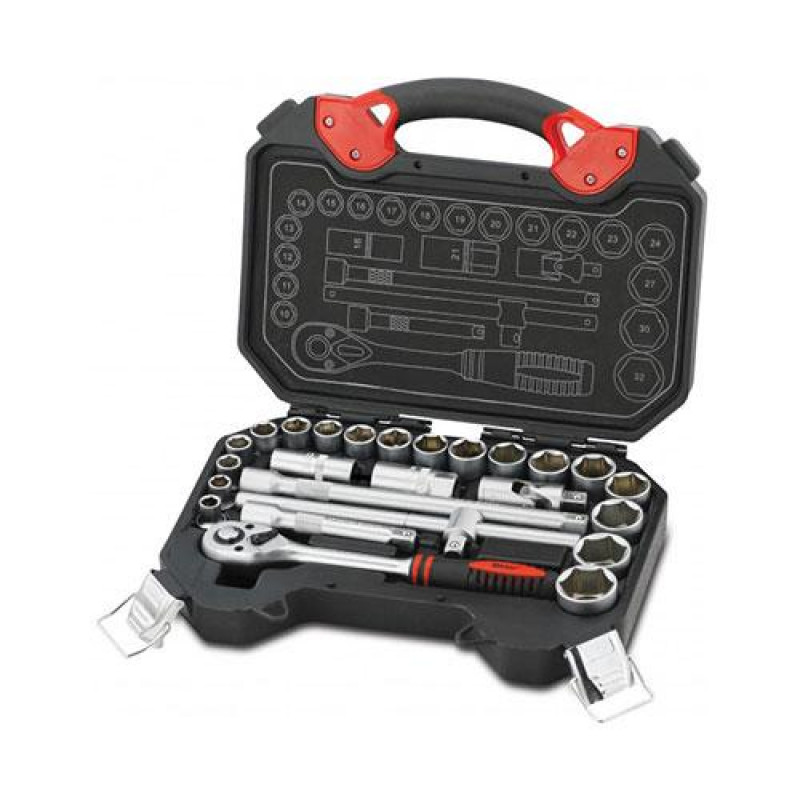 Stier 25Piece 1/2″ Socket Set