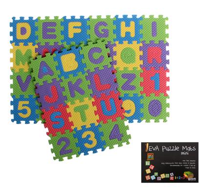 Bulk Pack 8 x Edu EVA Mat Puzzle – Mini