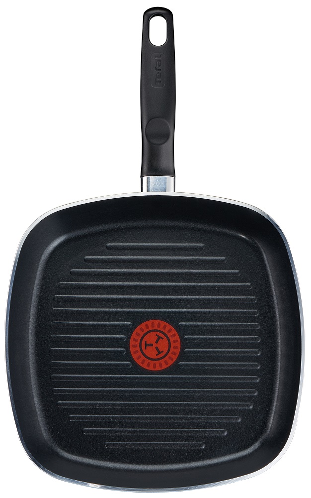 Tefal – 26cm Extra Non-Stick Grill Pan – Black