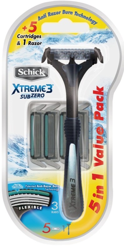 Schick Xtreme 3 Sub Zero Hybrid (Kit + 5 Blades)