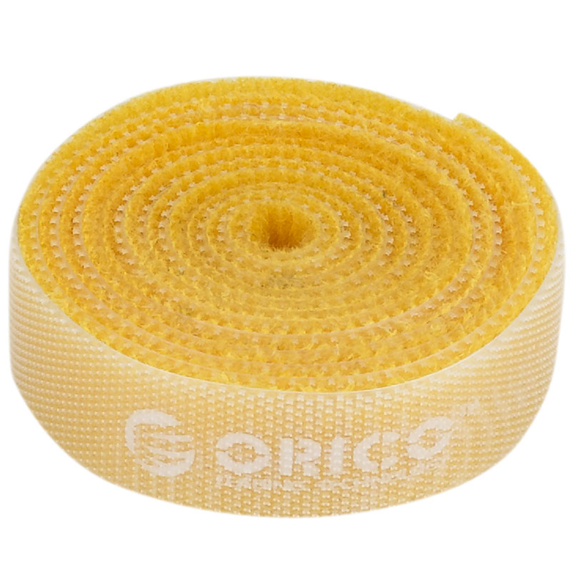 Orico 1m Hook & Loop Cable Tie – Yellow