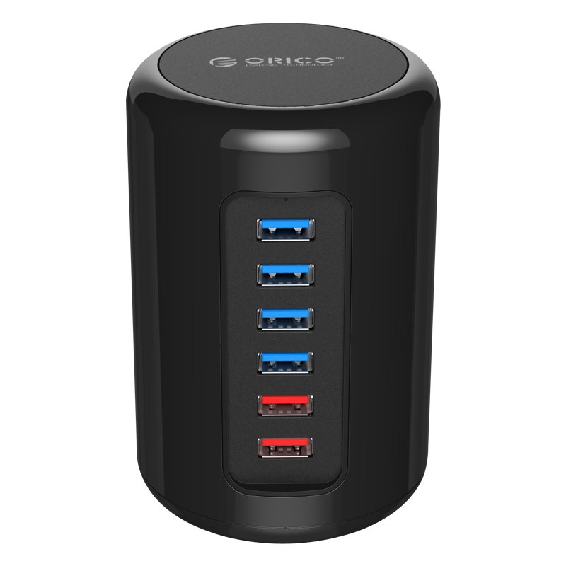 Orico 4 Port USB3.0 2 x Charging Ports Ultra-Mini Hub