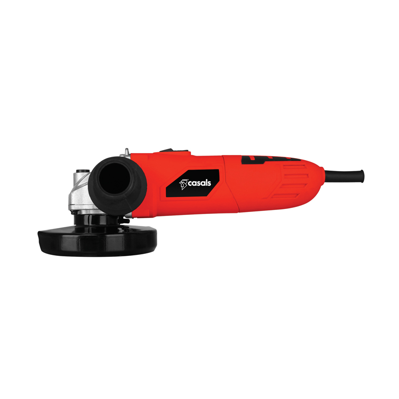 Casals – 500W Angle Grinder With Auxiliary Handle Red 115mm