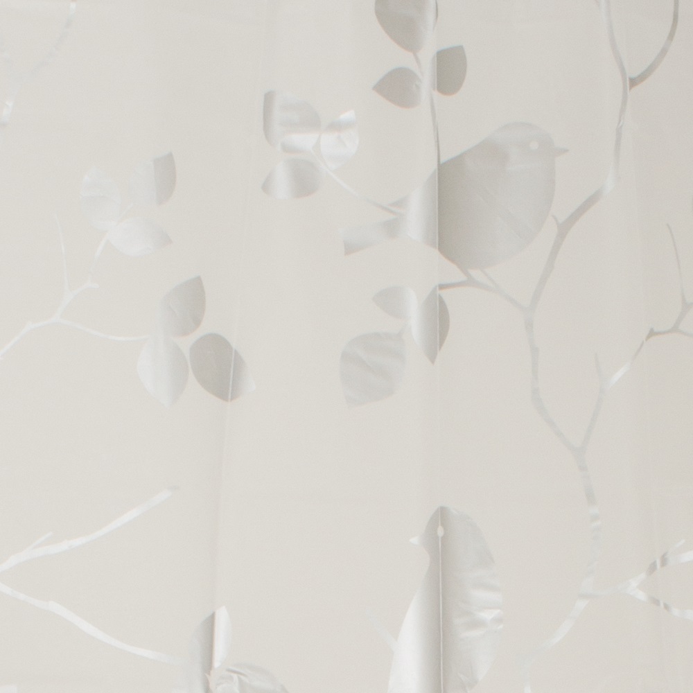 The Bathroom Shop – Shower Curtain Peva – Bird – White