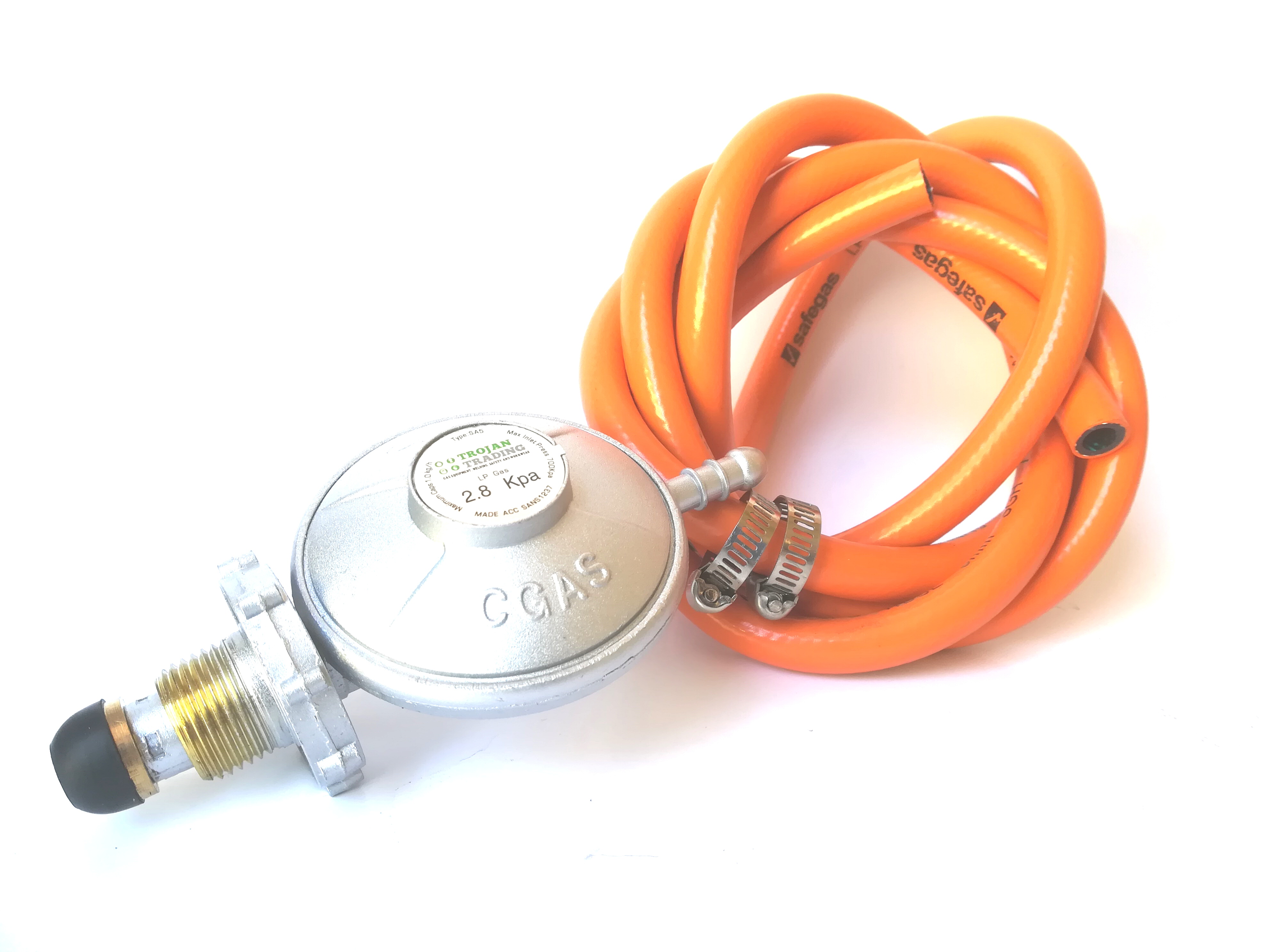 Bull Nose Regulator with Gas Hose