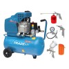 TradeAir – 24L 1.1kW 1.5HP Lubricated with 5Pc Air Tool Compressor TradeAir – 24L 1.1kW 1.5HP Lubricated with 5Pc Air Tool Compressor
