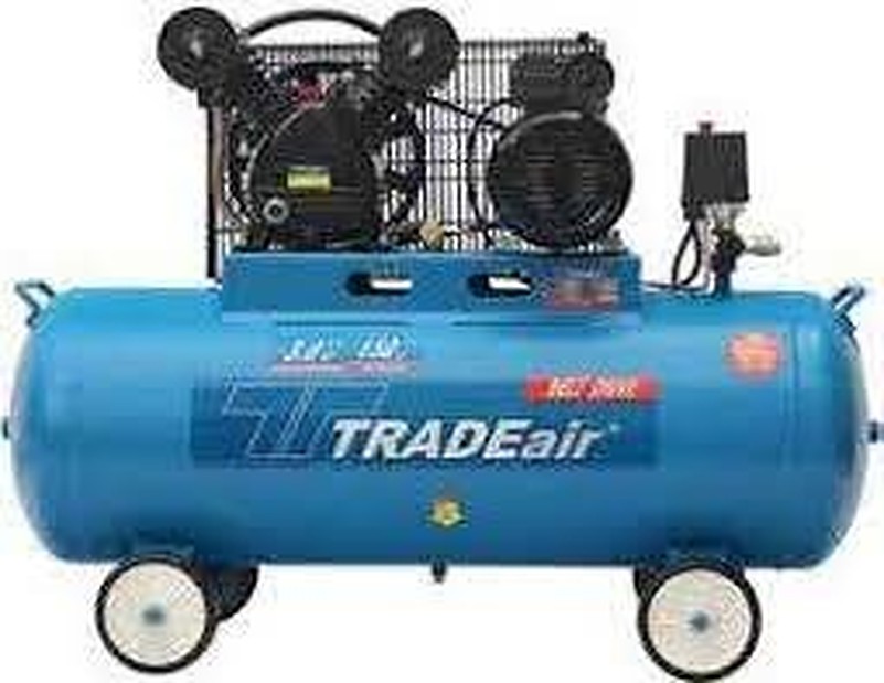 TradeAir – 100L 1.5kW 2.0HP Lubricated Cast Iron Compressor