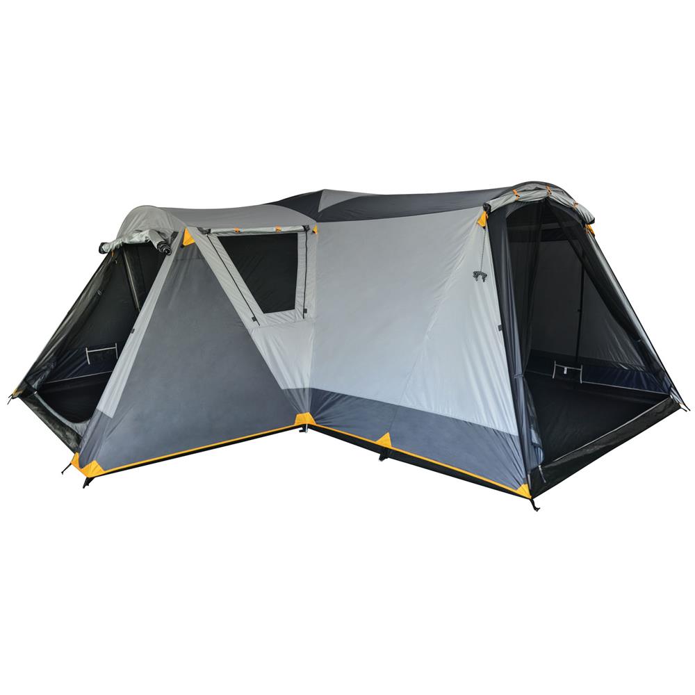 OZtrail Genesis 12 Person Tent – Grey/Silver