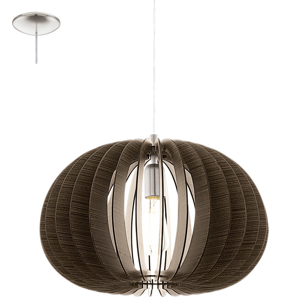 Eurolux – Cossano 450 Pendant – Dark Brown