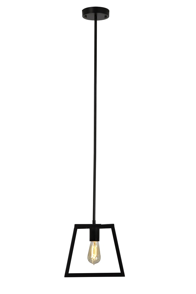 Eurolux – Iron Age Pendant – Black (119 x 25 x 25cm)