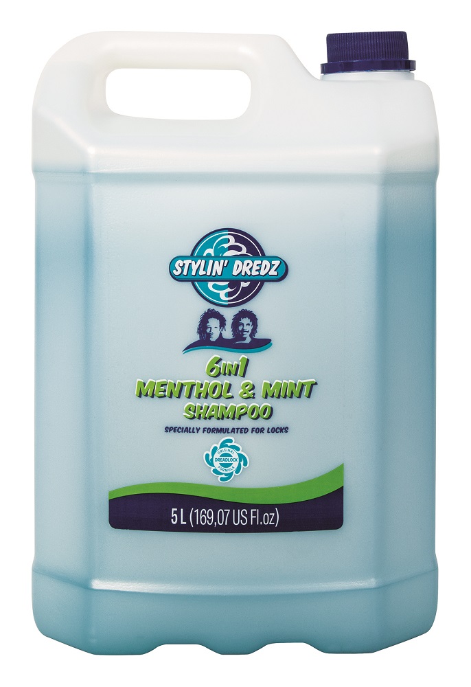 Stylin’ Dredz 6-in-1 Menthol Shampoo – 5L