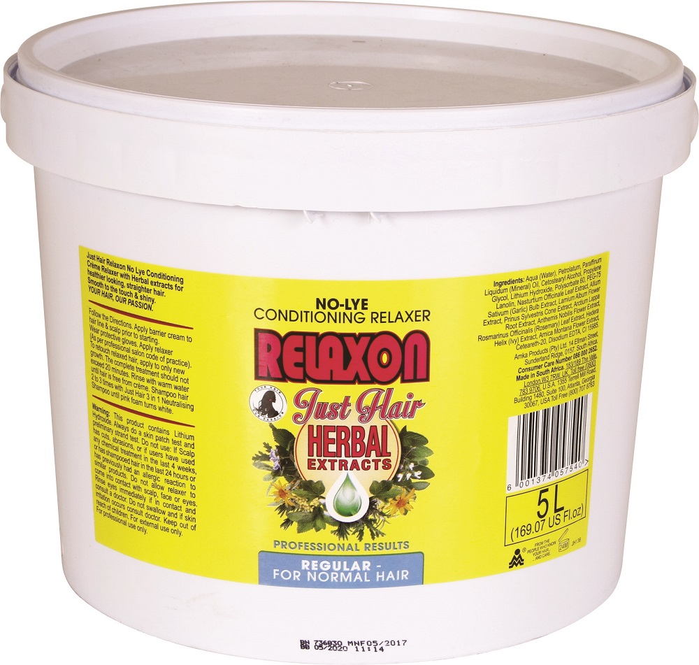Just Hair Relaxon Regular Relaxer – 5L