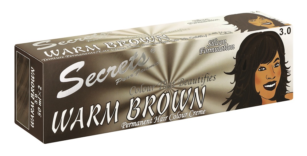 Secrets Cream Colour Warm Brown – 50ml