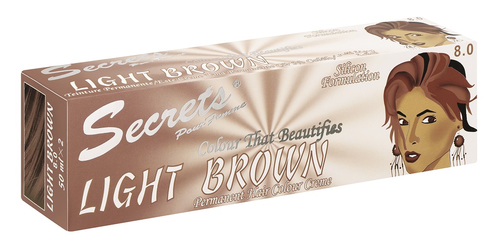 Secrets Cream Colour Light Brown – 50ml