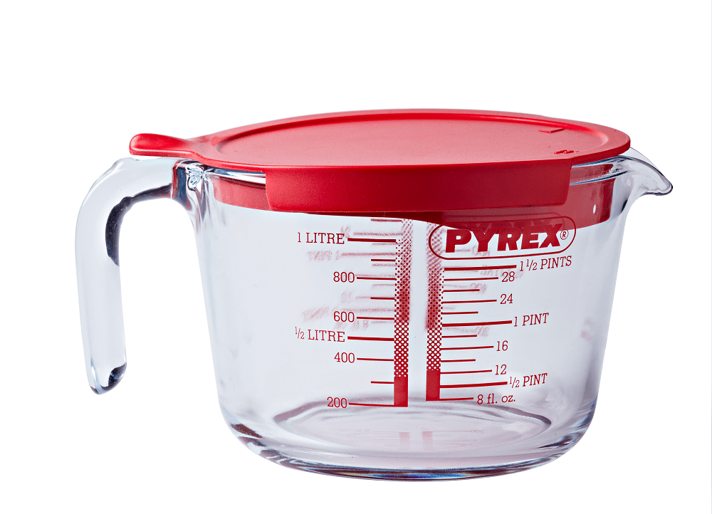Pyrex – 1 Litre Classic Glass Measuring Jug With Lid