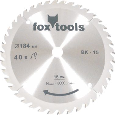 Fox Circular Saw Blade S/ProTCT 160X20X24T
