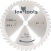 Fox Circular Saw Blade S/ProTCT 184X30X40T Fox Circular Saw Blade S/ProTCT 184X30X40T