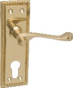 Mackie Handle Geo Stl Scrl S/B P/B Cyl