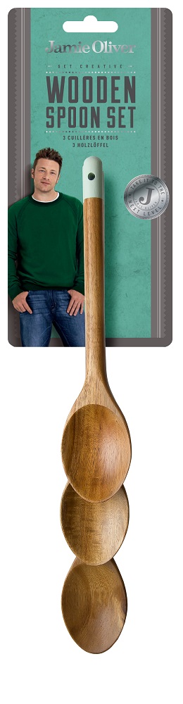 Jamie Oliver – Set of 3 Wooden Spoons