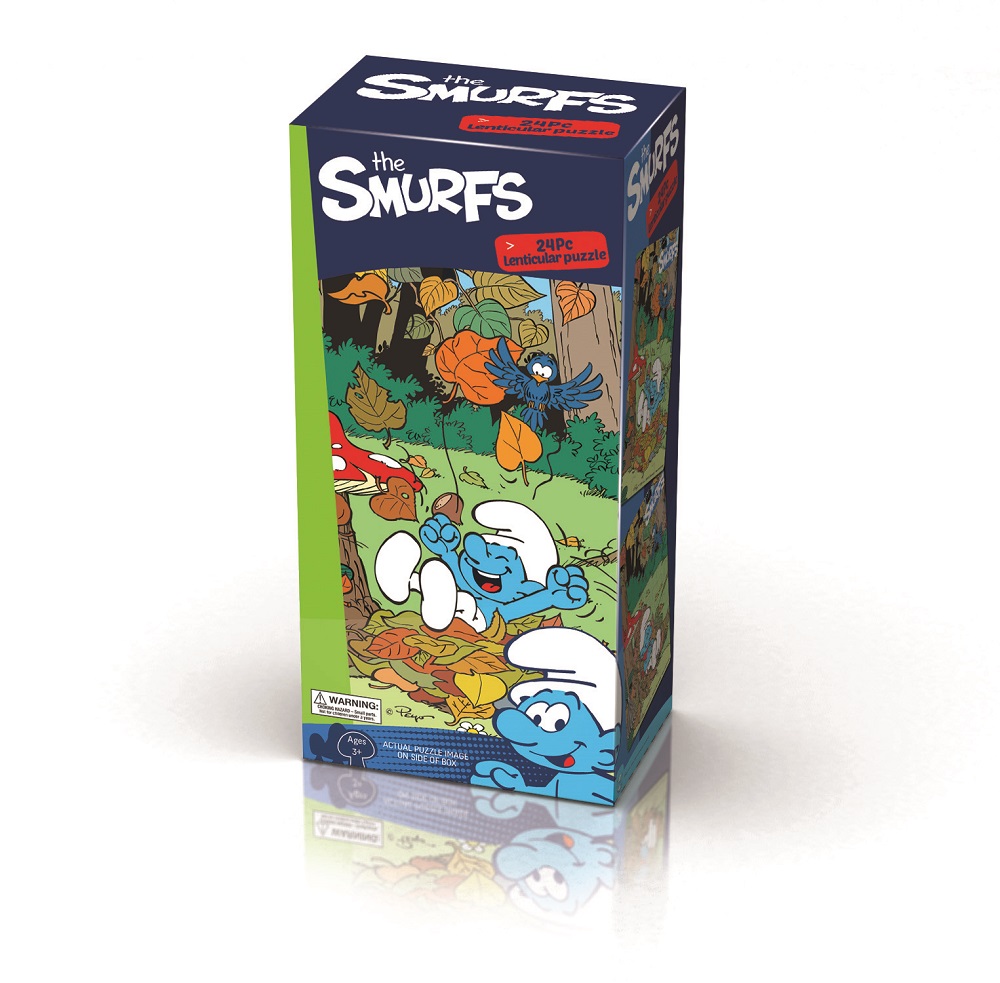 Smurfs Lenticular Tower Puzzle