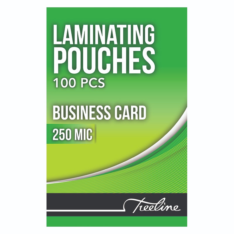 Business Card 250 Micron Laminating Pouches 86 x 54mm – Box of 100