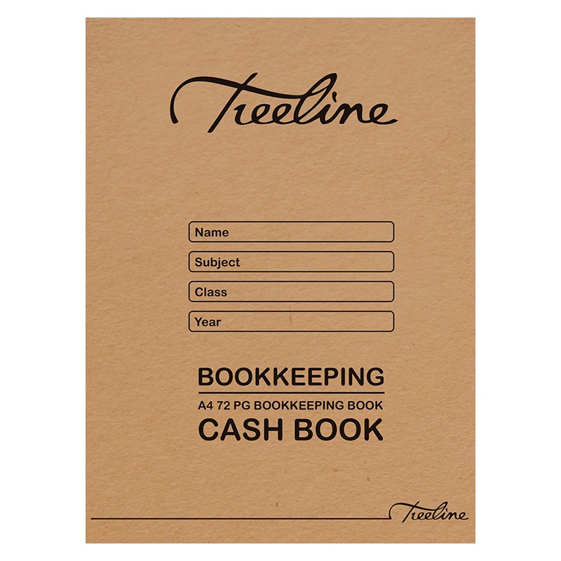 A4 72 pg Soft Cover – Cash Bookkeeping Book