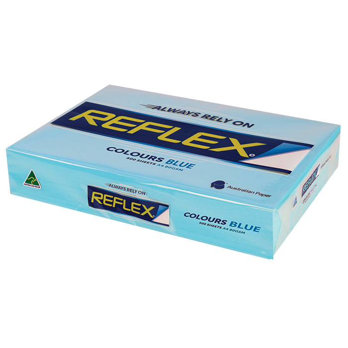 Reflex Blue Pastel 80gsm Paper – 500 sheets in 1 Ream