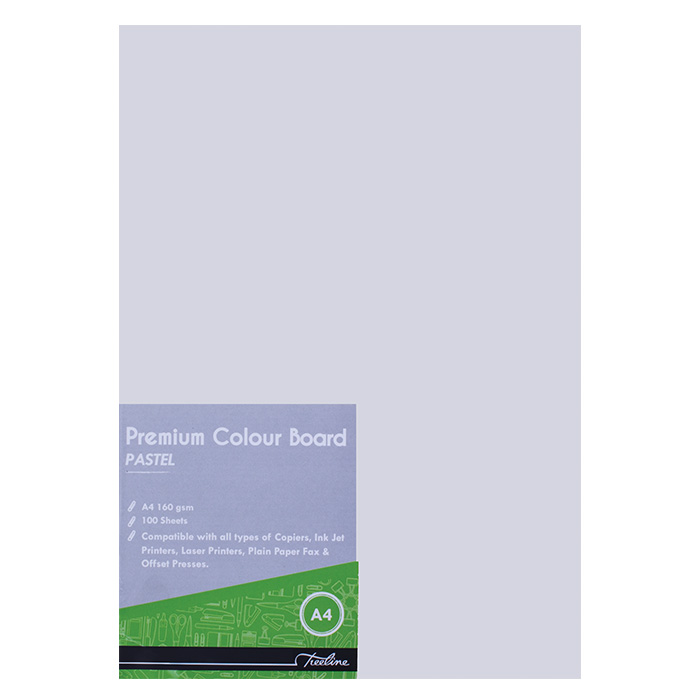Treeline Project Board White A4 Pastel 160gsm Pack of 100