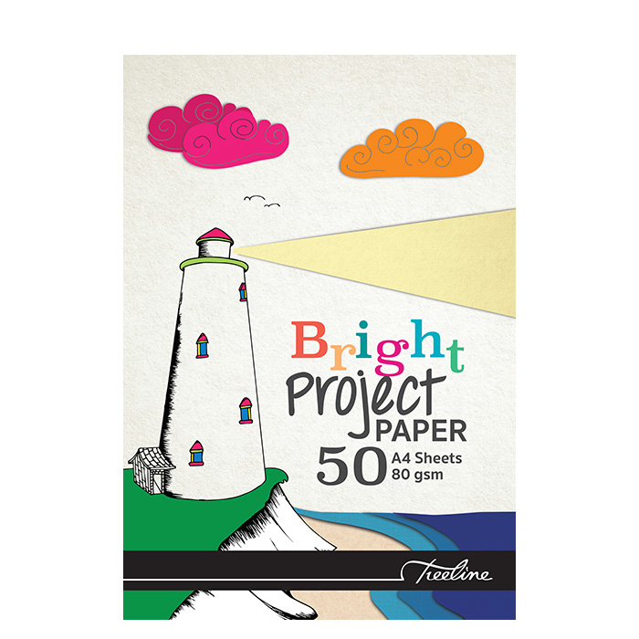 Treeline A4 Project Pads 80gsm Deep Tint – 50 Sheet