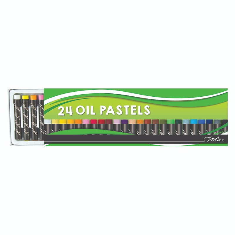 Treeline Oil pastels 24’s  Non-Toxic