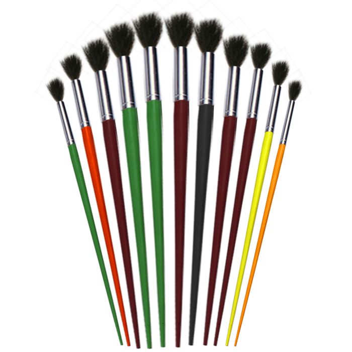 Treeline Artist Brushes Small Horse Hair Size 1-12 Set – Paint Brushes