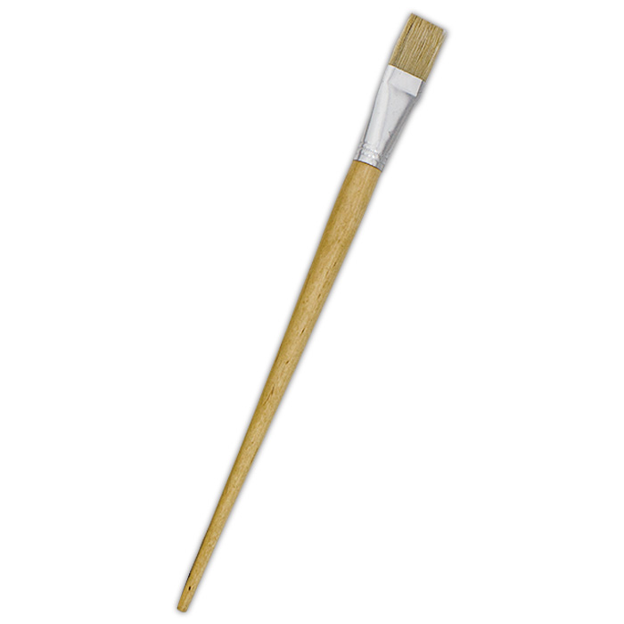 Treeline Long Handle Brushes Flat Synthetic Size 12 Paint Brush