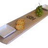 Trudeau Tapas Baguette Serving Board with 2 Dishes Trudeau Tapas Baguette Serving Board with 2 Dishes