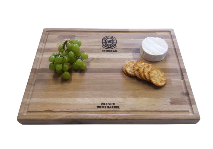 Trudeau Large Oak Steak Serving Board