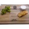 Trudeau Large Oak Steak Serving Board with Iron Handles Trudeau Large Oak Steak Serving Board with Iron Handles
