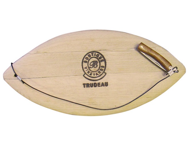 Trudeau Oval Serving Board with Knife
