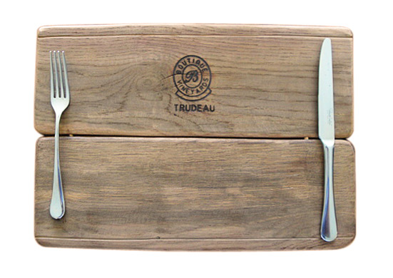 Trudeau Wooden Serving Place Mat