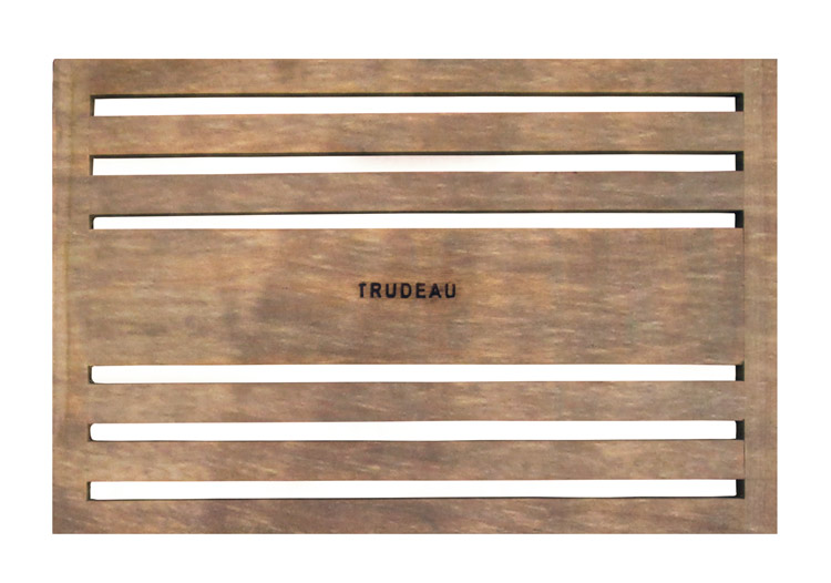 Trudeau Slatted Place Mat – Dark