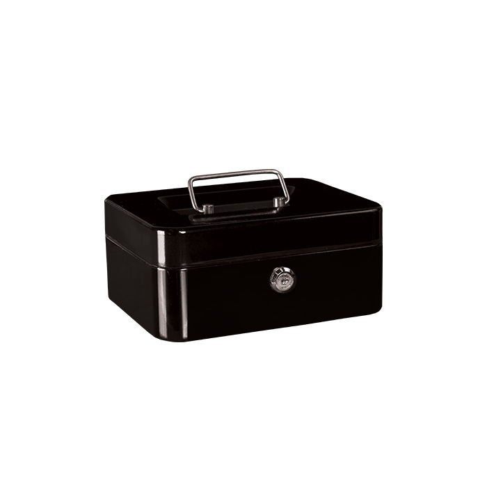Treeline Cash Box Metal Black 8 Inch (200mm)
