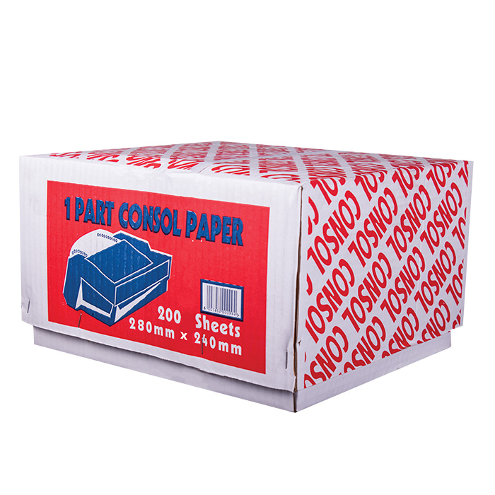 Treeline Continuous Consol Paper A4 58 gsm 1 Part – 280 x 240