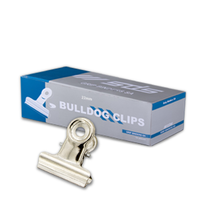 22mm Bulldog Clips – Box of 12