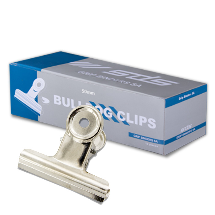 SDS 50mm Bulldog Clips – Box of 12