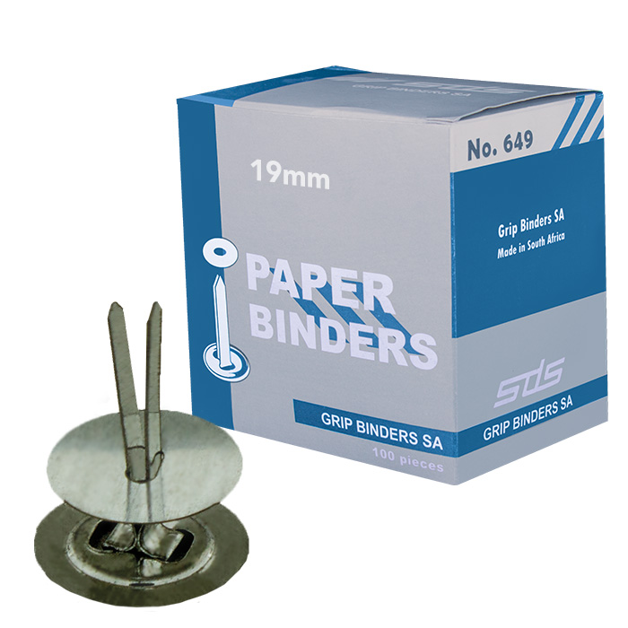 SDS 19mm Paper Binder – Box of 100