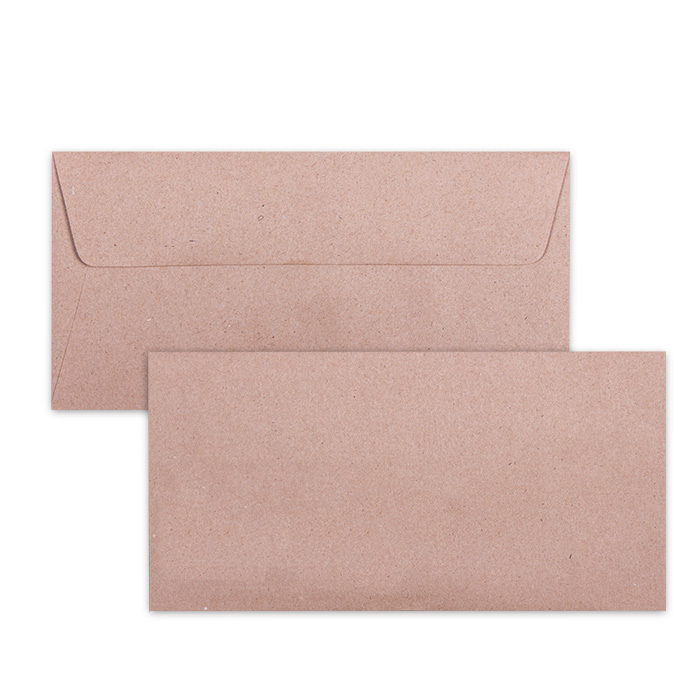 LEO DLB Manilla  Gummed Envelopes – Open Long Side – Box of 500